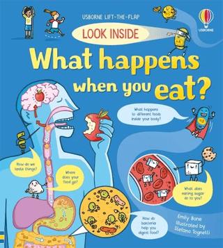 Look Inside What Happens When You Eat | Usborne (Ciltsiz)  - Resim 1