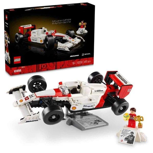 Lego Icons McLaren MP4/4 & Ayrton Senna 10330 Yapım Seti
