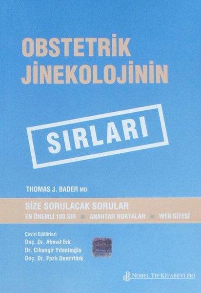 Sırlar Serisi - Obstetrik Ve Jinek. Sırları | Nobel Tıp Kitabevleri (İnce Kapak)  - Resim 1