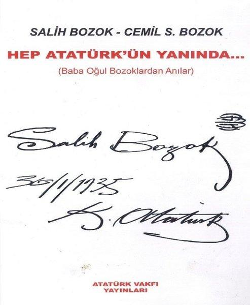 Hep Atatürk'ün Yanında-Baba Oğul Bozoklardan Anılar | Atatürk Vakfı Yayınları (İnce Kapak)  - Resim 1