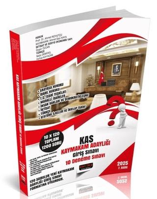 KAS Kaymakam Adaylığı 10 Deneme Sınavı | Savaş Yayınevi (Ciltsiz)  - Resim 1
