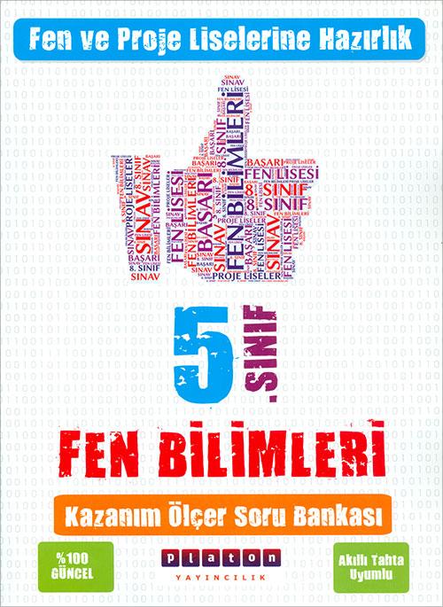 5.Sınıf Fen Bilimleri Kazanım Ölçer Soru Bankası (Kampanyalı) Platon Yayıncılık 2024 öncesi müfredat