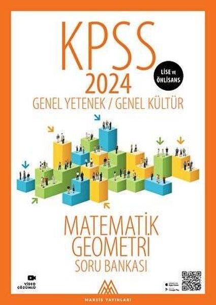 2024 KPSS Lise Ön Lisans GYGK Matematik Geometri Soru Bankası | Marsis Yayınları (İnce Kapak)  - Resim 1