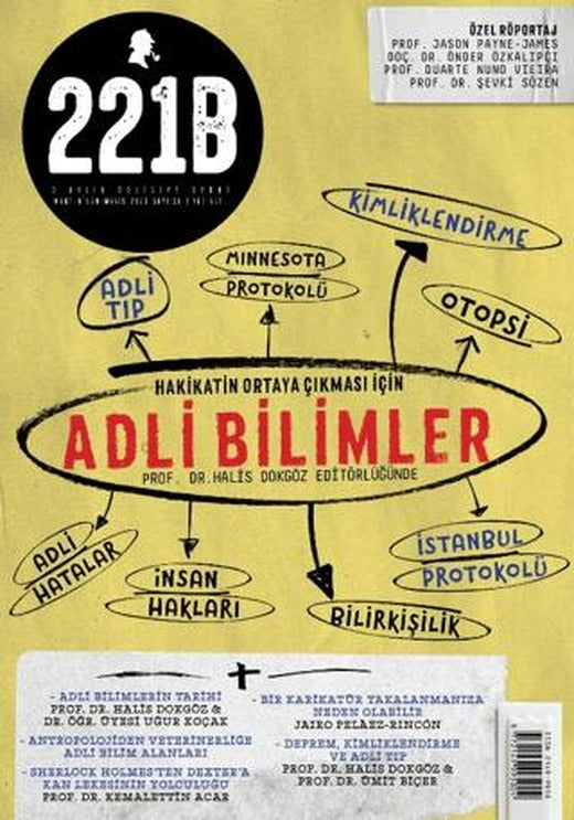 221B Üç Aylık Polisiye Dergi Sayı: 38 Mart - Nisan - Mayıs 2023 | 221B Dergisi (Ciltsiz)