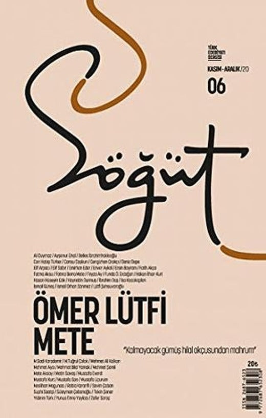 Söğüt - Türk Edebiyatı Dergisi Sayı 06 / Kasım - Aralık 2020 | Söğüt Dergisi Yayınları (Ciltsiz)