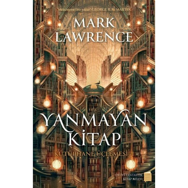 Yanmayan Kitap - Kütüphane Üçlemesi 1 | Lapis Yayınları (Ciltli)