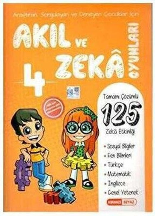 4. Sınıf Akıl ve Zeka Oyunları | Kırmızı Beyaz Yayınları-Eğitim