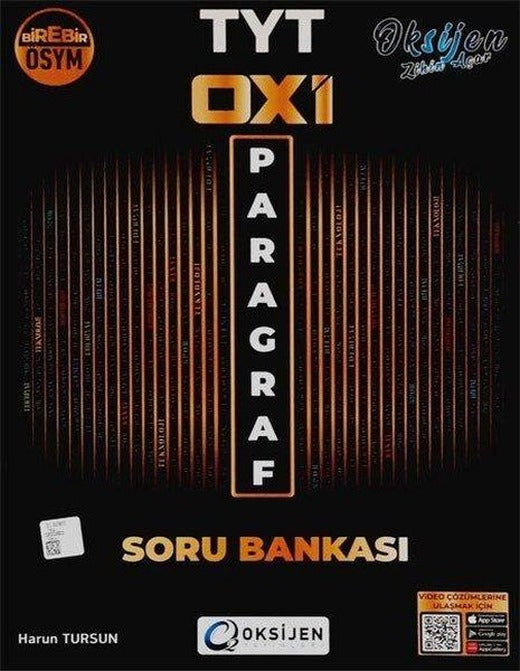 TYT Paragraf Oxi Soru Bankası | Oksijen Yayınları - Eğitim (İnce Kapak)