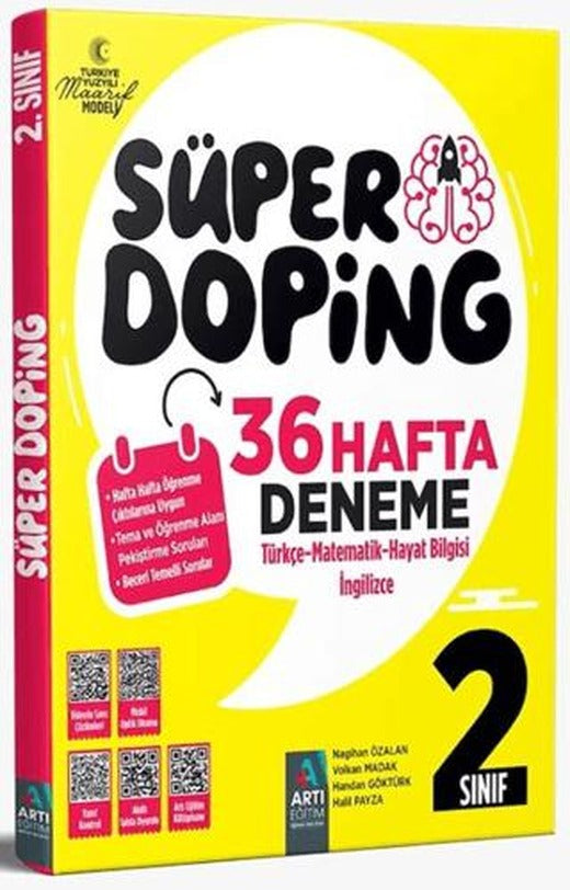 2. Sınıf Süper Doping 36 Hafta Deneme | Artı Eğitim Yayınları (Ciltsiz)
