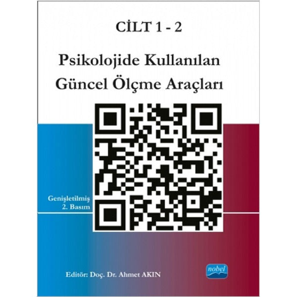 Psikolojide Kullanılan Güncel Ölçme Araçları - 2 Cilt Takım | Nobel Akademik Yayıncılık (İnce Kapak)