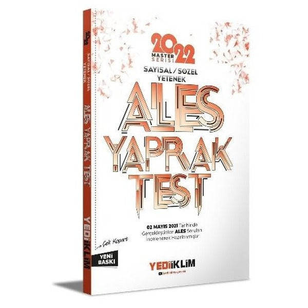 2022 Master Serisi ALES Sayısal - Sözel Yetenek Çek Kopart Yaprak Test | Yediiklim Yayınları (İnce Kapak)
