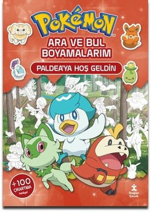 Pokemon - Ara ve Bul Boyamalarım - Paldea'ya Hoş Geldin | Doğan Çocuk (İnce Kapak)