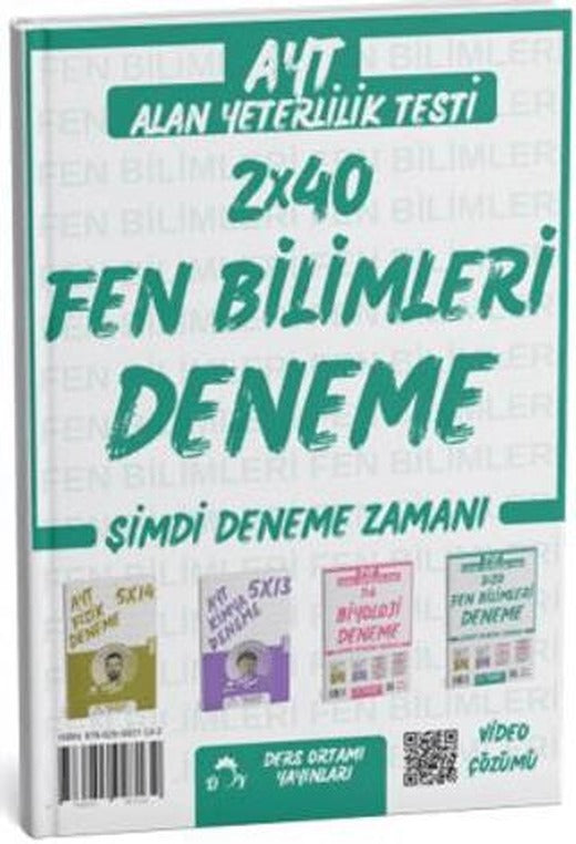 2025 AYT Fen Bilimleri 2 Deneme Tamamı Video Çözümlü | Ders Ortamı Yayınları (Ciltsiz)