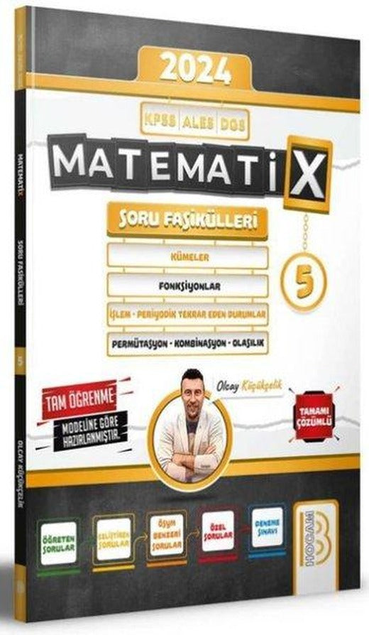 2024 KPSS ALES DGS Matematix Soru Fasikülleri - 5 | Benim Hocam Yayınları (İnce Kapak)