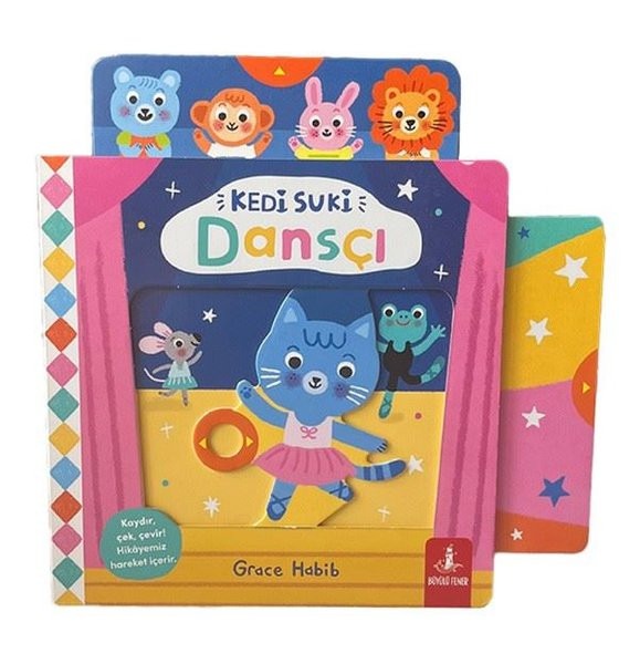 Kedi Suki Dansçı - Hareketli Kitap |Büyülü Fener (İnce Kapak)