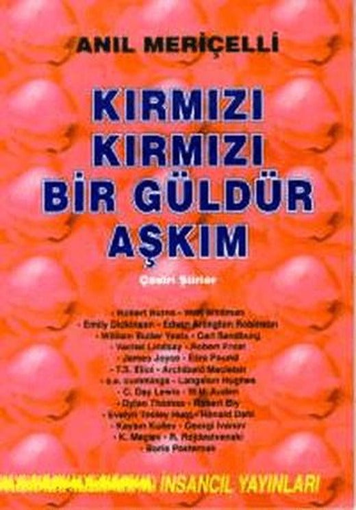 Kırmızı Kırmızı Bir Güldür Aşkım Çeviri Şiirler | İnsancıl Yayınları (Ciltsiz)