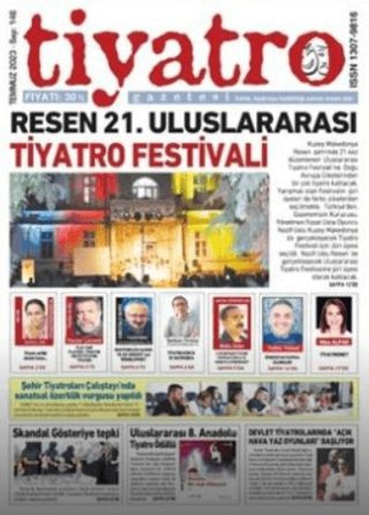 Tiyatro Gazetesi Sayı: 146 - Temmuz 2023 | Tiyatro Gazetesi (Ciltsiz)