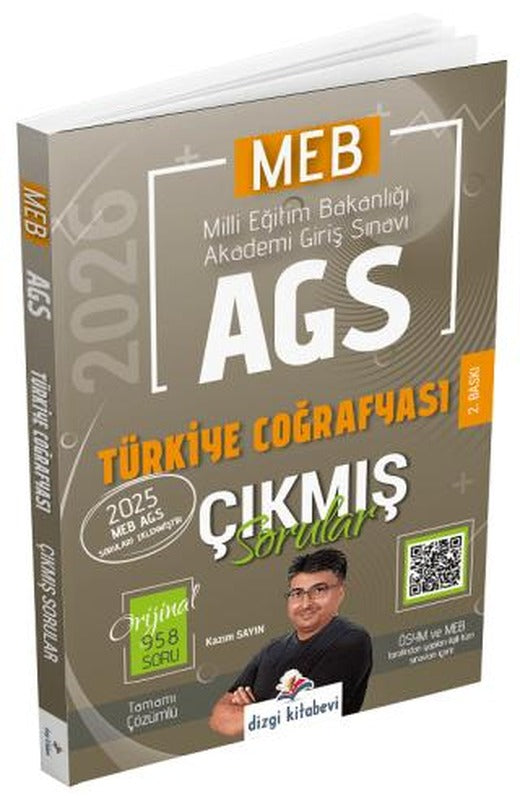 2026 MEB-AGS Türkiye Coğrafyası Çıkmış Sorular Çözümlü | Dizgi Kitap (Ciltsiz)