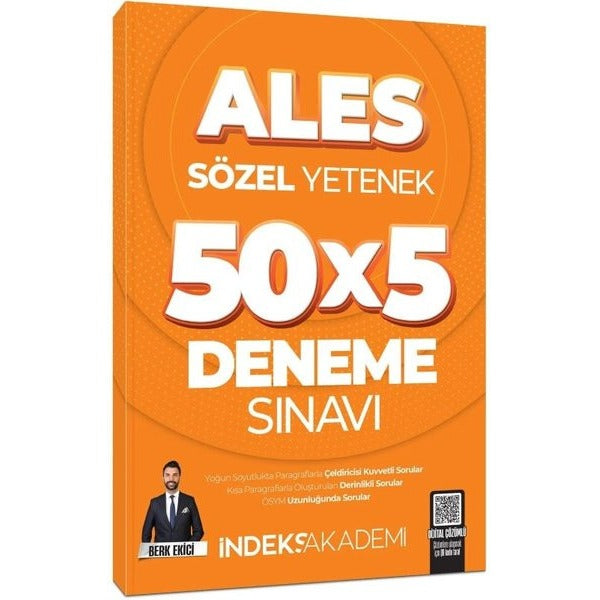2026 ALES Sözel Yetenek 5 Deneme Sınavı Çözümlü | İndeks Akademi (İnce Kapak)