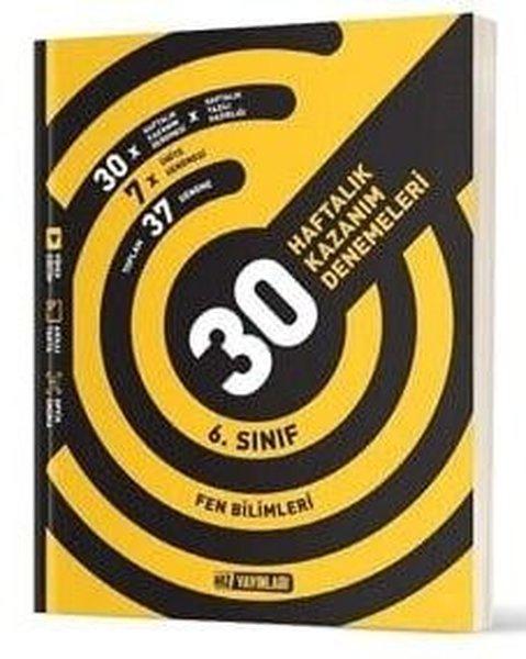 6. Sınıf Fen Bilimleri 30 Haftalık Deneme | Hız Yayınları (İnce Kapak)  - Resim 1