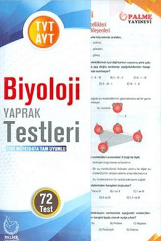 Palme Yaprak Test YKS TYT AYT Biyoloji