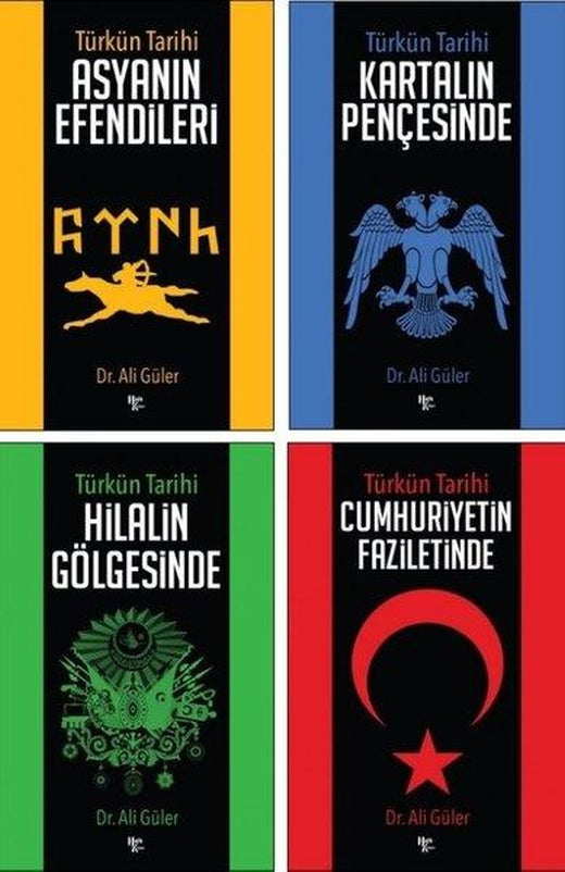 Türkün Tarihi Seti - 4 Kitap Takım | Halk Kitabevi (İnce Kapak)