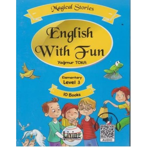 English With Fun Level 3 Seti 10 Kitap Takım | Living English Dictionary (İnce Kapak)