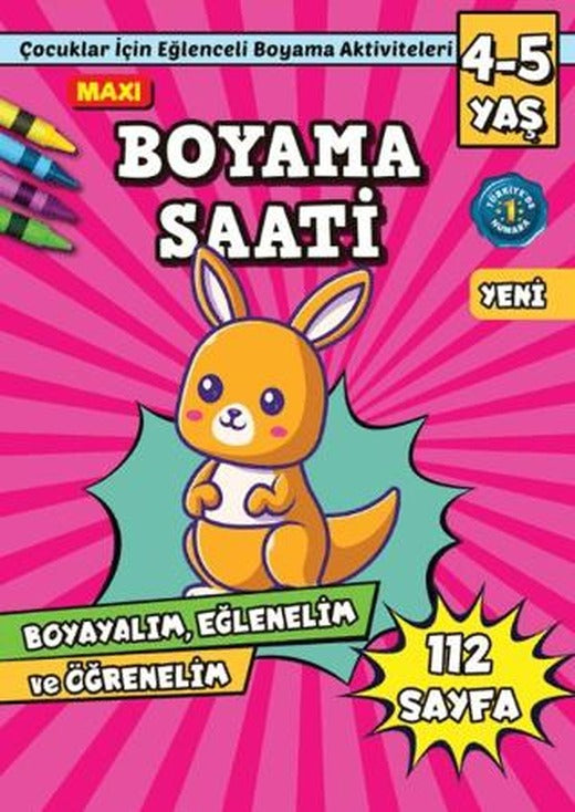 Maxi Boyama Saati 9 | Maxi Yayıncılık (Ciltsiz)
