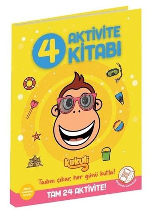 Kukuli Aktivite Kitabı - 4 | Beta Kids (Ciltsiz)