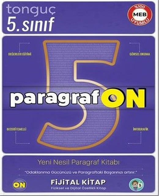 5. Sınıf ParagrafON Soru Bankası | Tonguç Akademi (İnce Kapak)