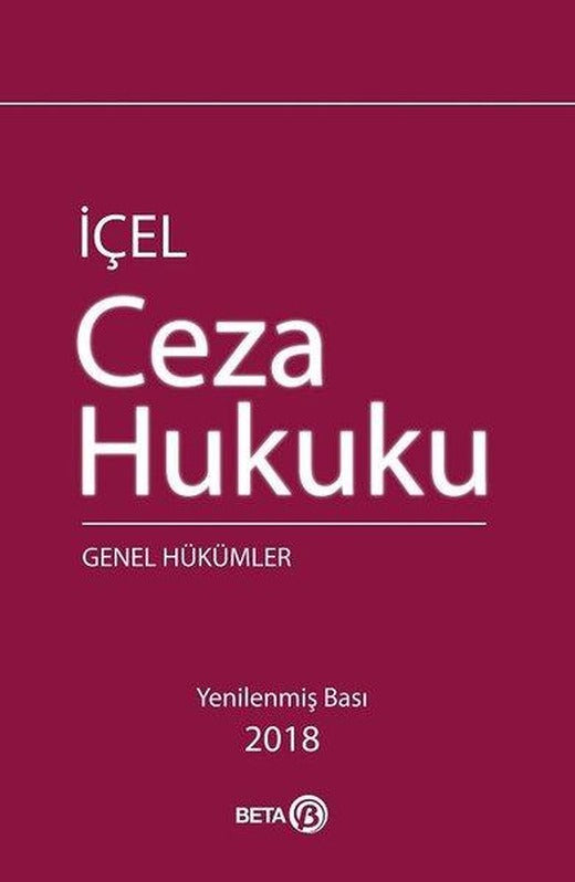 Ceza Hukuku - Genel Hükümler | Beta Yayınları (Ciltli)