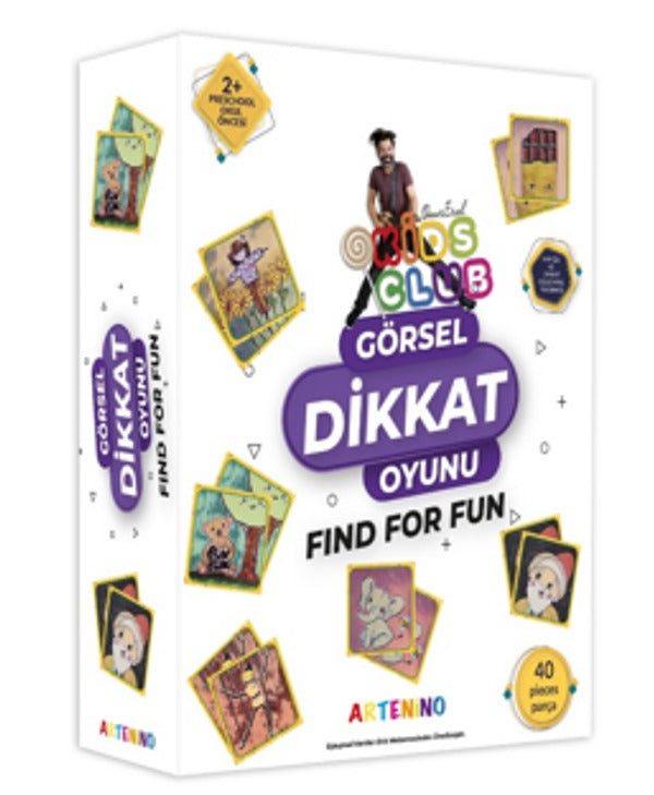 Görsel Dikkat Oyunu - Find For Fun | Artenino Yayıncılık