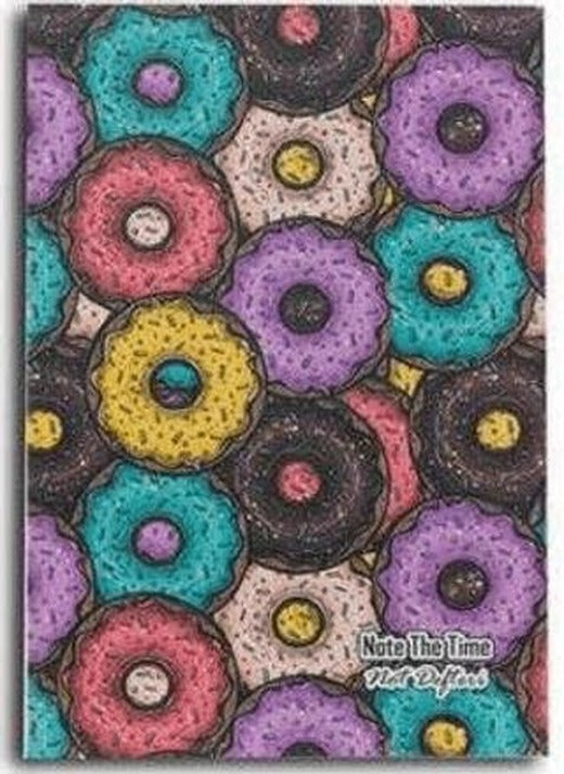 Colorful Donuts Patterns Not Defteri | Note The Time