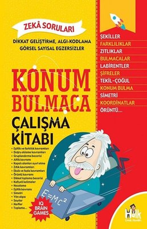 Konum Bulmaca Çalışma Kitabı | Halk Kitabevi