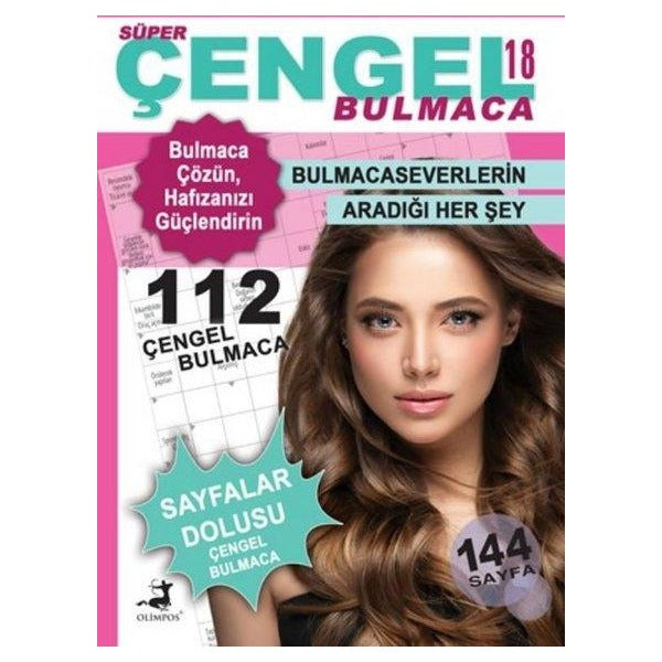 Süper Çengel Bulmaca - 18 | Olimpos Yayınları (İnce Kapak )