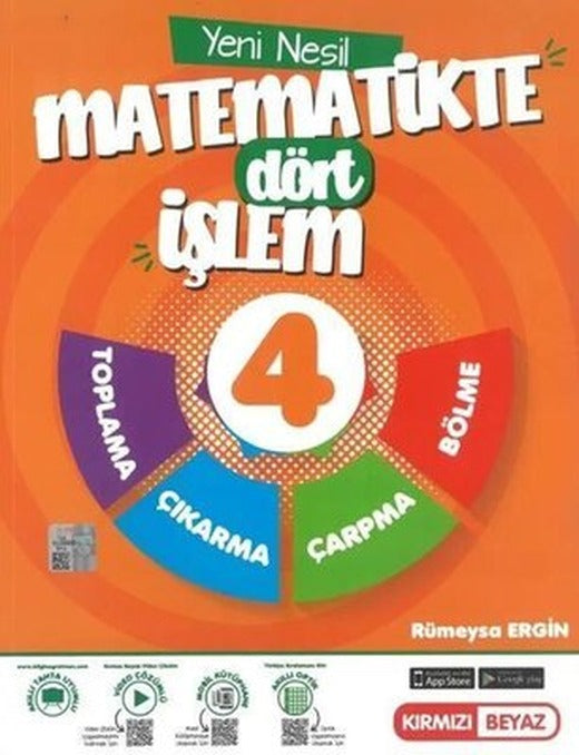4. Sınıf Yeni Nesil Dört İşlem Matematik | Kırmızı Beyaz Yayınları-Eğitim