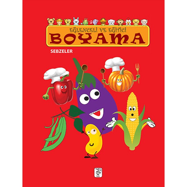 Eğlenceli ve Eğitici Boyama - Sebzeler