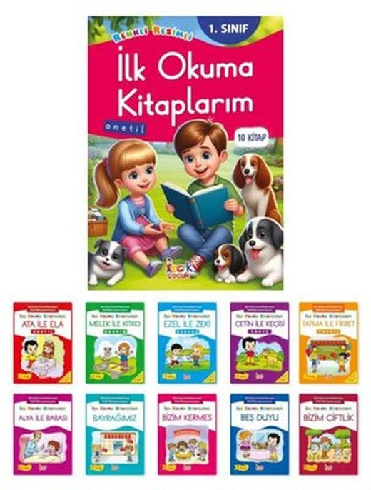 1. Sınıf İlk Okuma Kitaplarım Seti - Anetil - 10 Kitap Takım | Bıcırık Yayınları