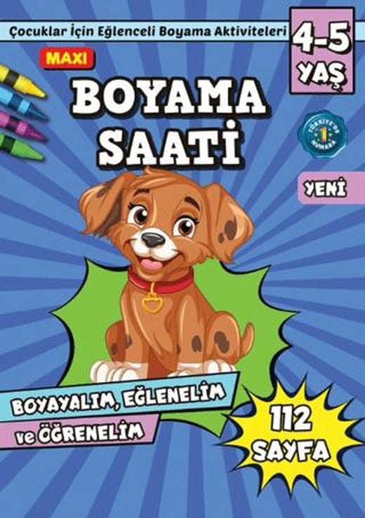 Maxi Boyama Saati 10 | Maxi Yayıncılık (Ciltsiz)