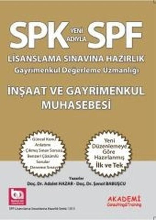 SPK İnşaat ve Gayrimenkul Muhasebesi | Akademi Consulting (İnce Kapak)