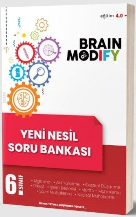 6. Sınıf Yeni Nesil Soru Bankası | Brain Modify (İnce Kapak)