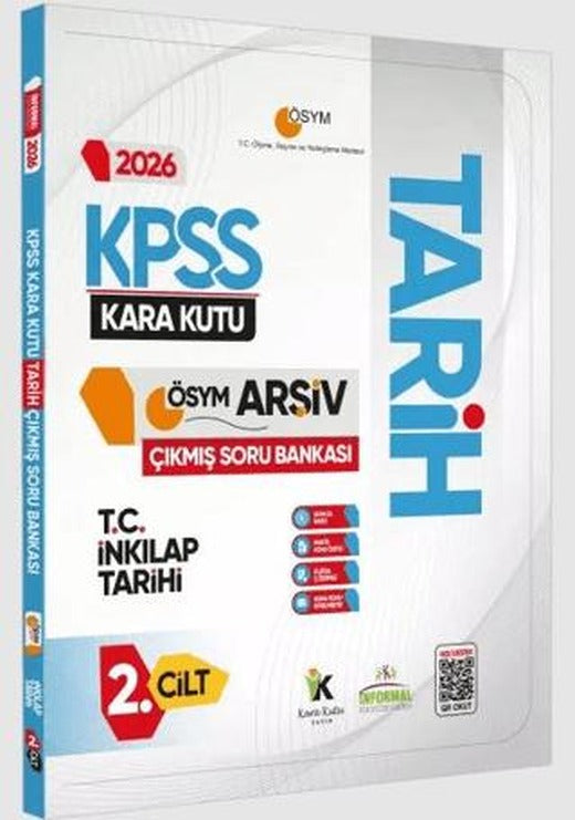 2026 KPSS Tarihin Kara Kutusu 2. Cilt ÖSYM Çıkmış Soru Havuzu Bankası Konu Özetli Dijital Çözümlü