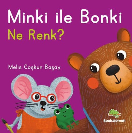 Minki İle Bonki - Ne Renk-Pencereli Kitap | Bookalemun Yayınları (Ciltli)