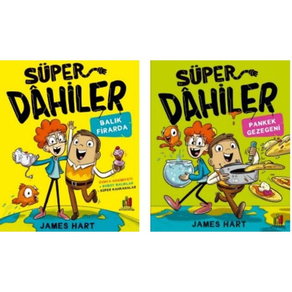Süper Dahiler Kahkaha Kitap Seti - 2 Kitap Takım | Orman Kitap