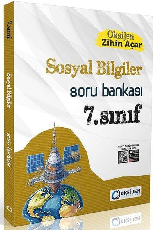Oksijen 7. Sınıf Sosyal Bilgiler Soru Bankası | Oksijen Yayınları - Eğitim (İnce Kapak)