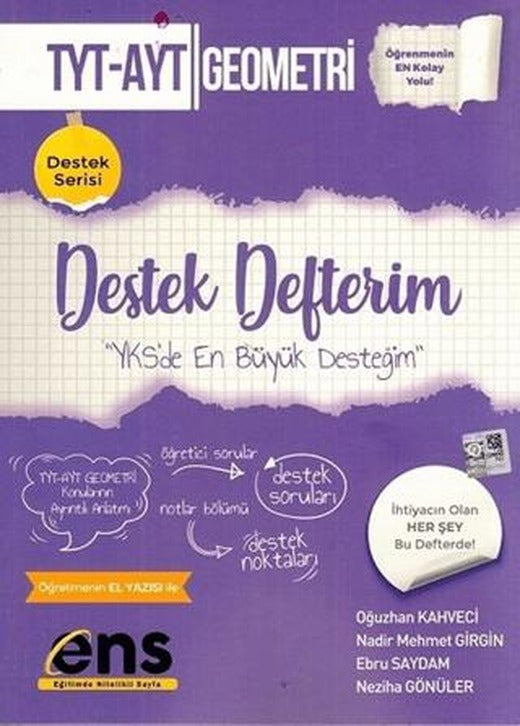 TYT AYT Geometri Destek Defterim | ENS Yayınları (Ciltsiz)