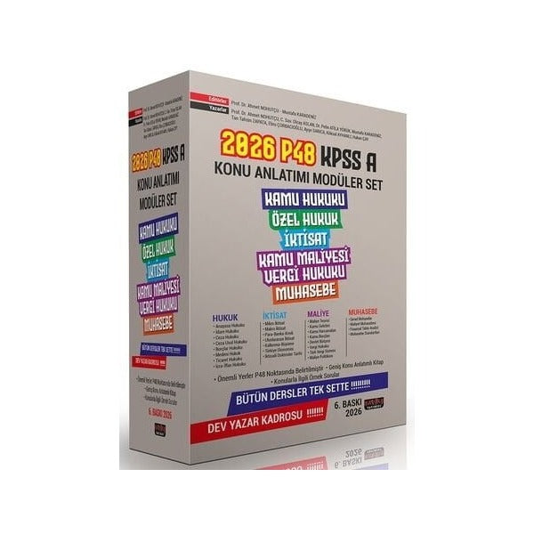 P48 KPSS A Grubu Tüm Dersler Konu Anlatımlı Tek Kitap | Savaş Yayınevi (Ciltsiz)