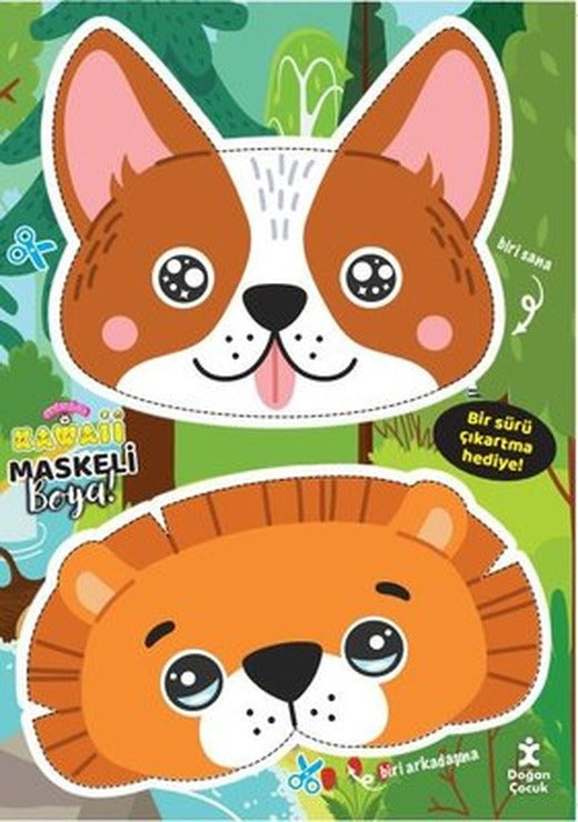 Sevimliler Kawaii Maskeli Boya! Bir Sürü Çıkartma Hediye! | Doğan Çocuk