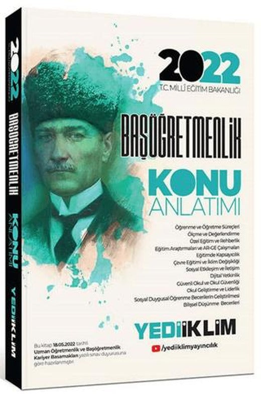 2022 MEB Öğretmenlik Kariyer Basamakları Başöğretmenlik Konu Anlatımı | Yediiklim Yayınları (Ciltsiz)