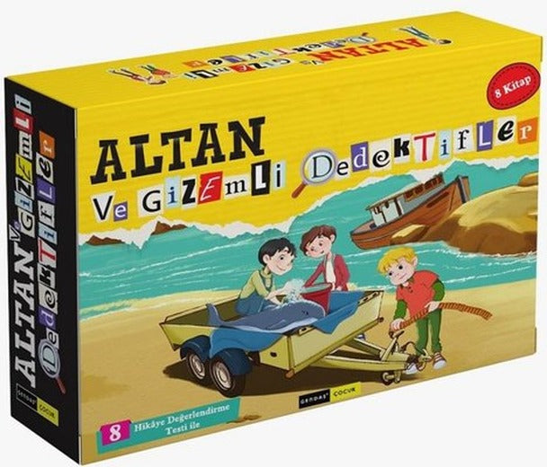 Altan ve Gizemli Dedektifler - 8 Kitap Takım Kutulu | Gendaş Çocuk